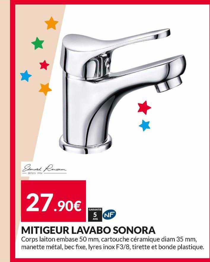 Mitigeur Lavabo Sonora