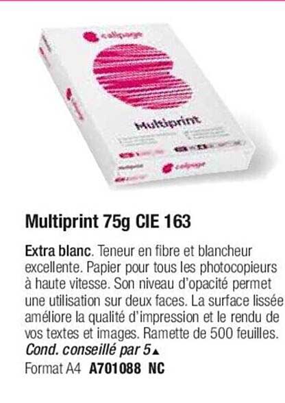 multiprint 75g cie 163