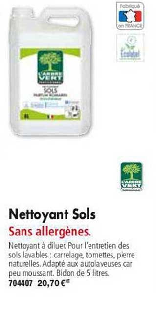 nettoyant sols l'arbre vert
