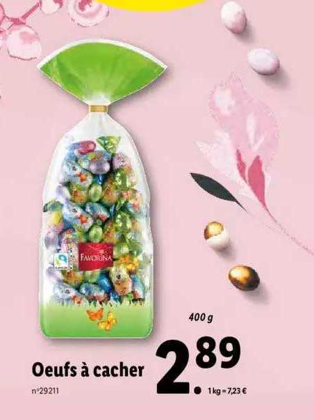 oeufs à cacher favorina