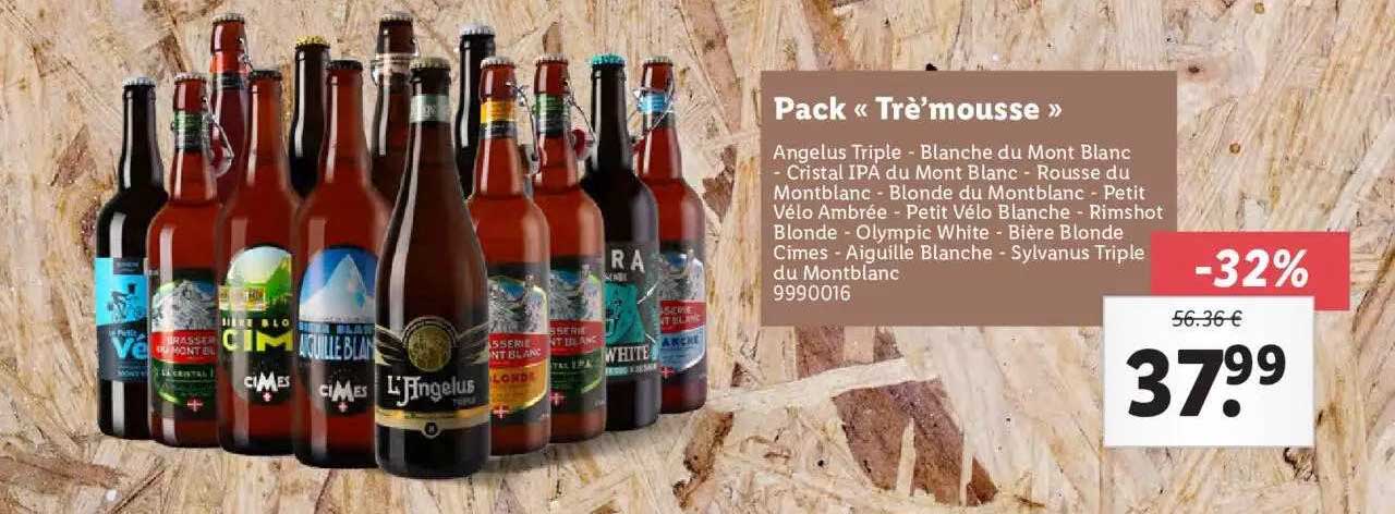 Pack «trè'mousse»