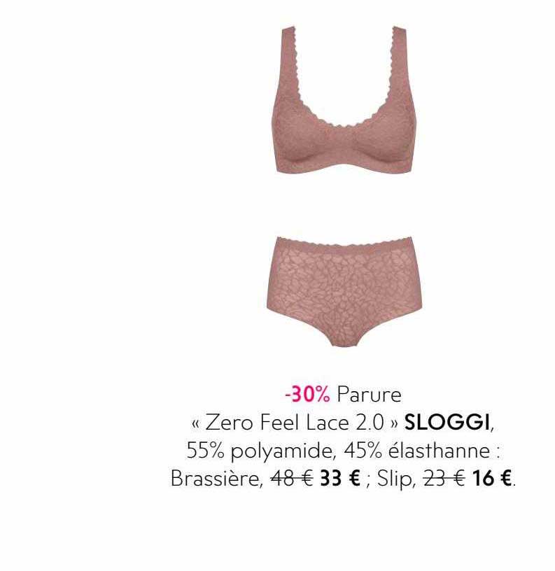 parure «zéro feel lace» sloggi