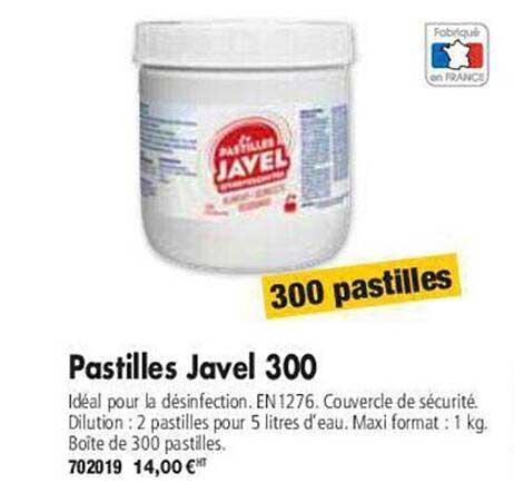 Pastilles Javel 300
