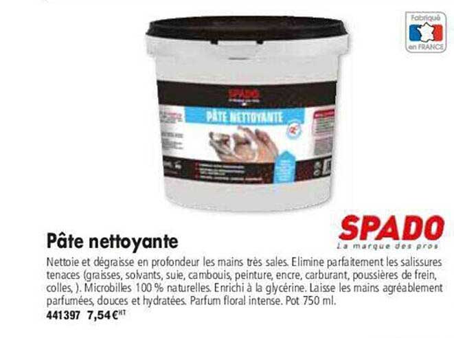 pâte nettoyante spado