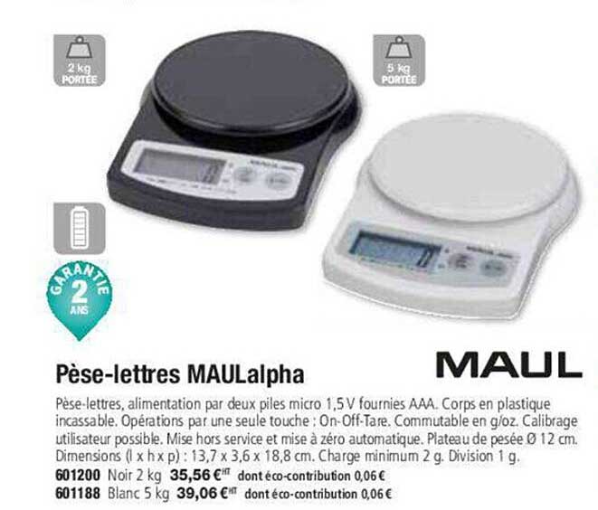 pèse-lettres maulalpha maul
