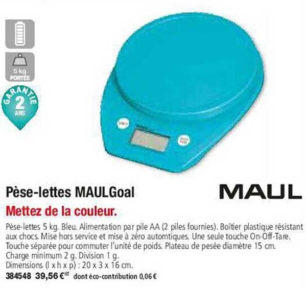 pèse-lettres maulgoal maul