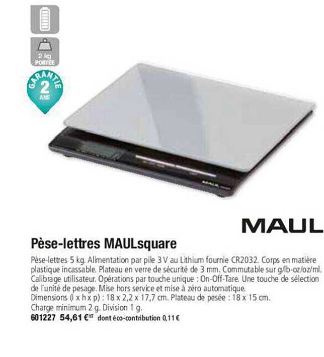 pèse-lettres maulsquare maul
