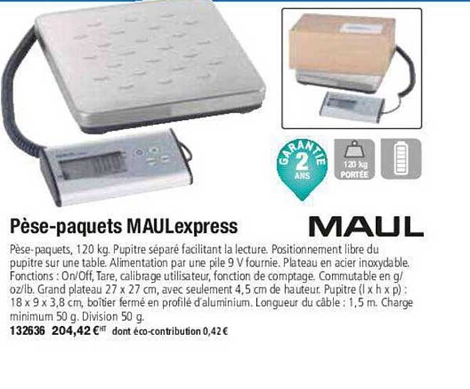 pèse-paquets maulexpress maul