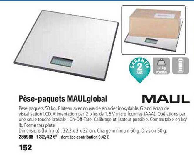 pèse-paquets maulglobal