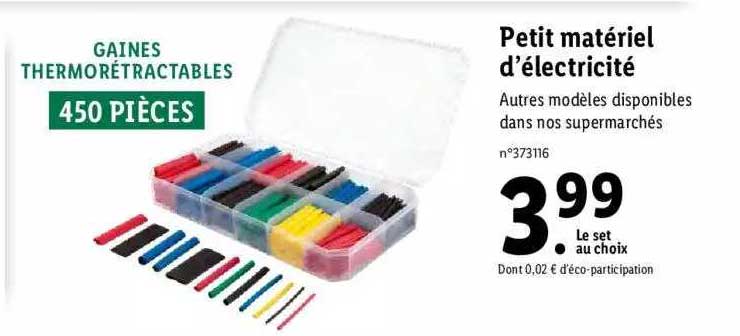 petit matériel d'électricité