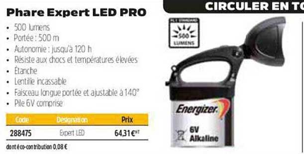 Phare Expert Led Pro Energizer