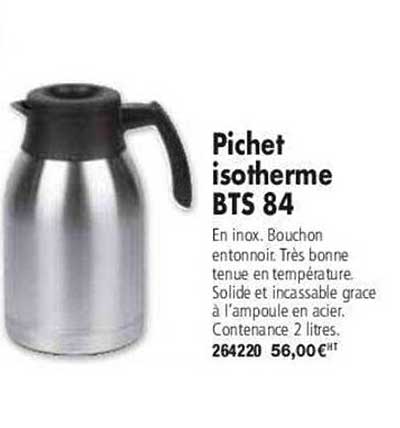 pichet isotherme bts 84