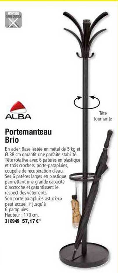 portemanteau brio alba