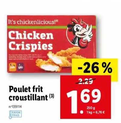poulet frit croustillant