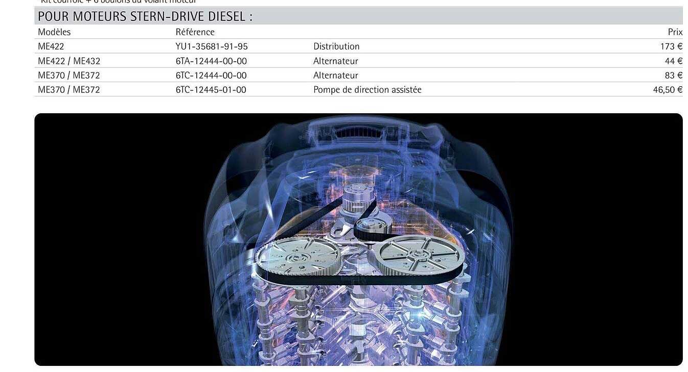 Pour Moteurs Stern-drive Diesel