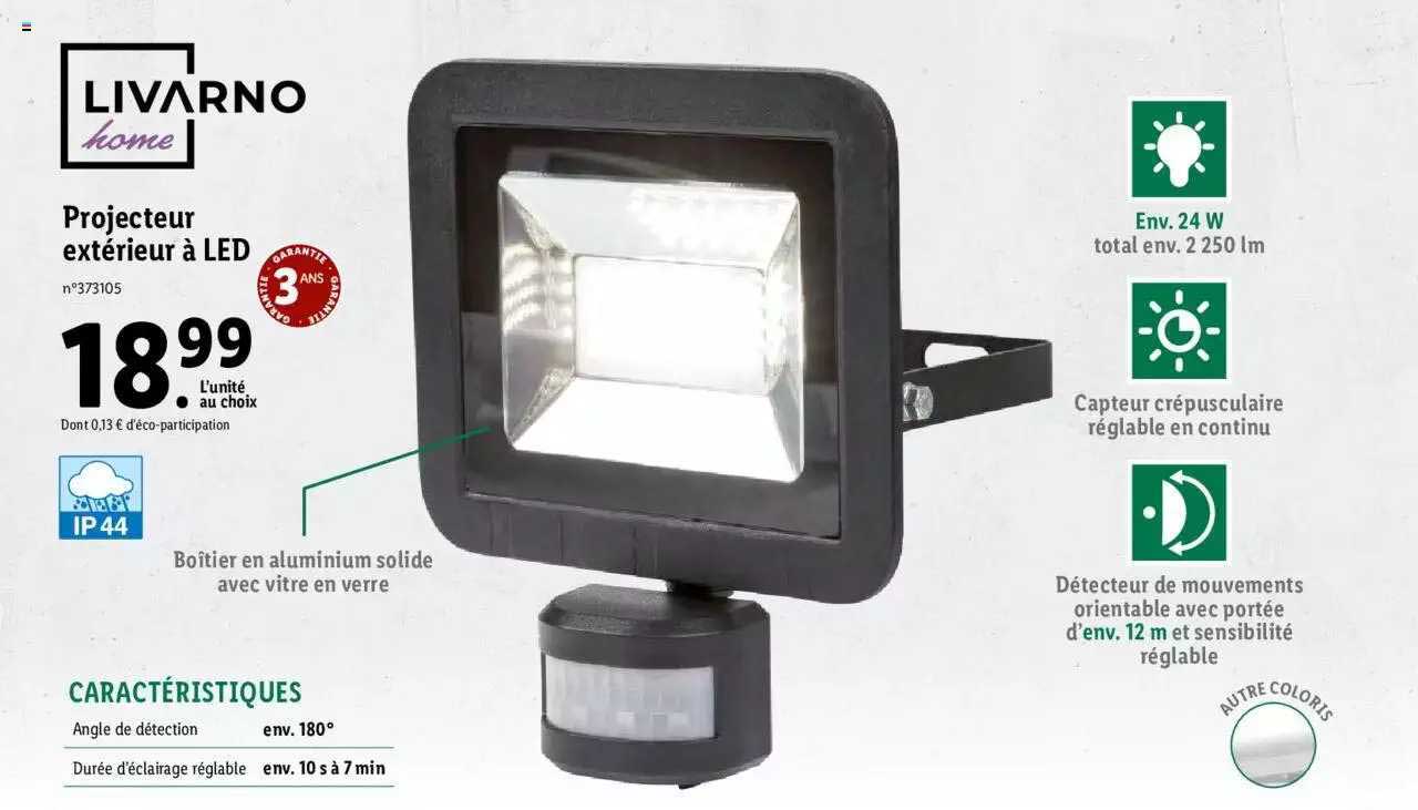 projection extérieur à led livarno home