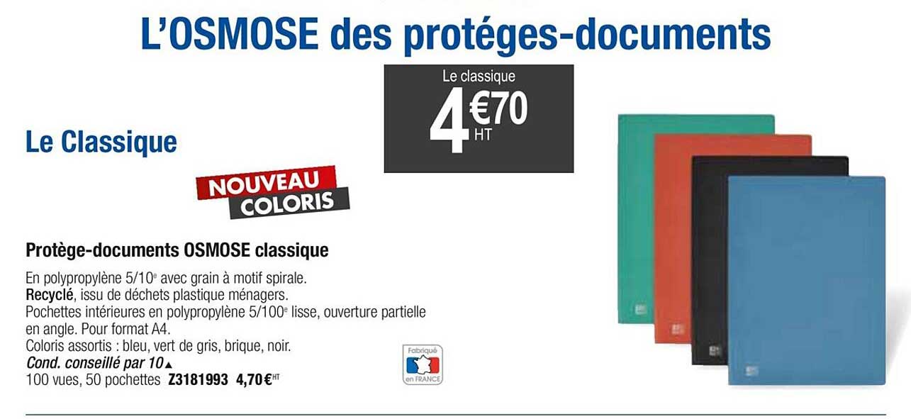 protège-documents osmose classique