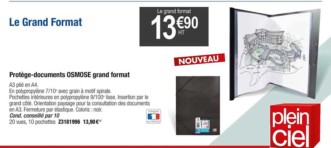 protège-documents osmose grand format