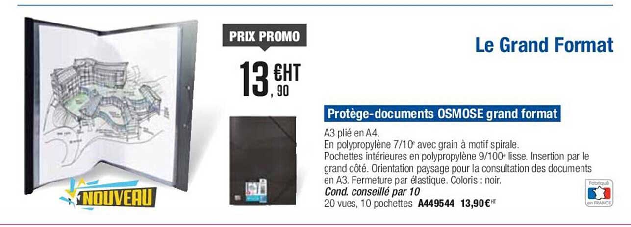 Protège-documents Osmose Grand Format