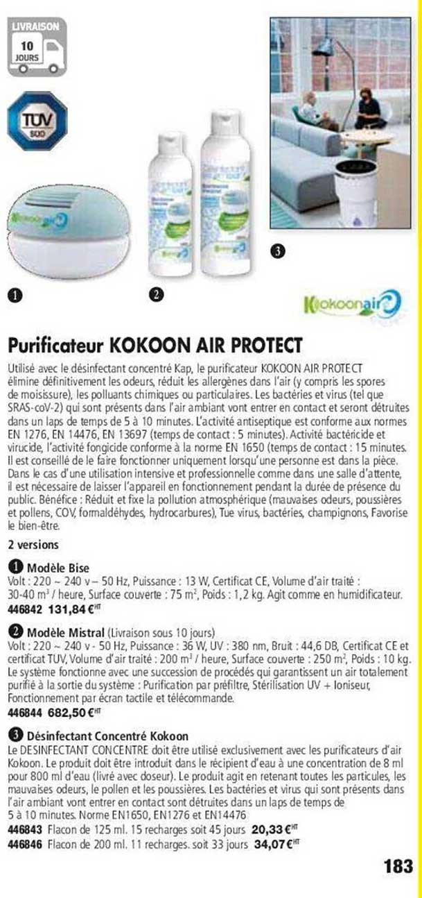 purificateur kokoon air protect