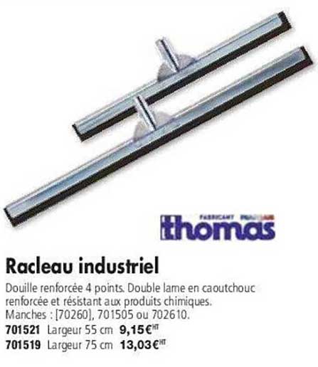 racleau industriel thomas