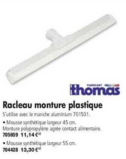 racleau monture plastique thomas
