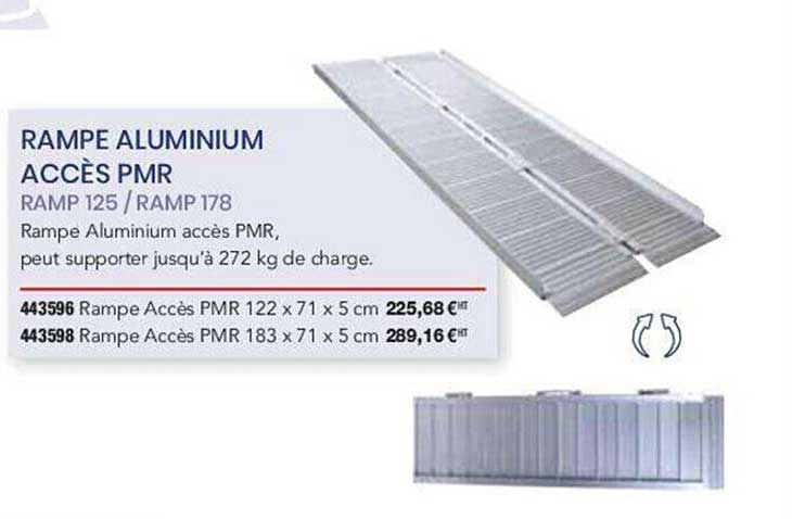 rampe aluminium acès pmr