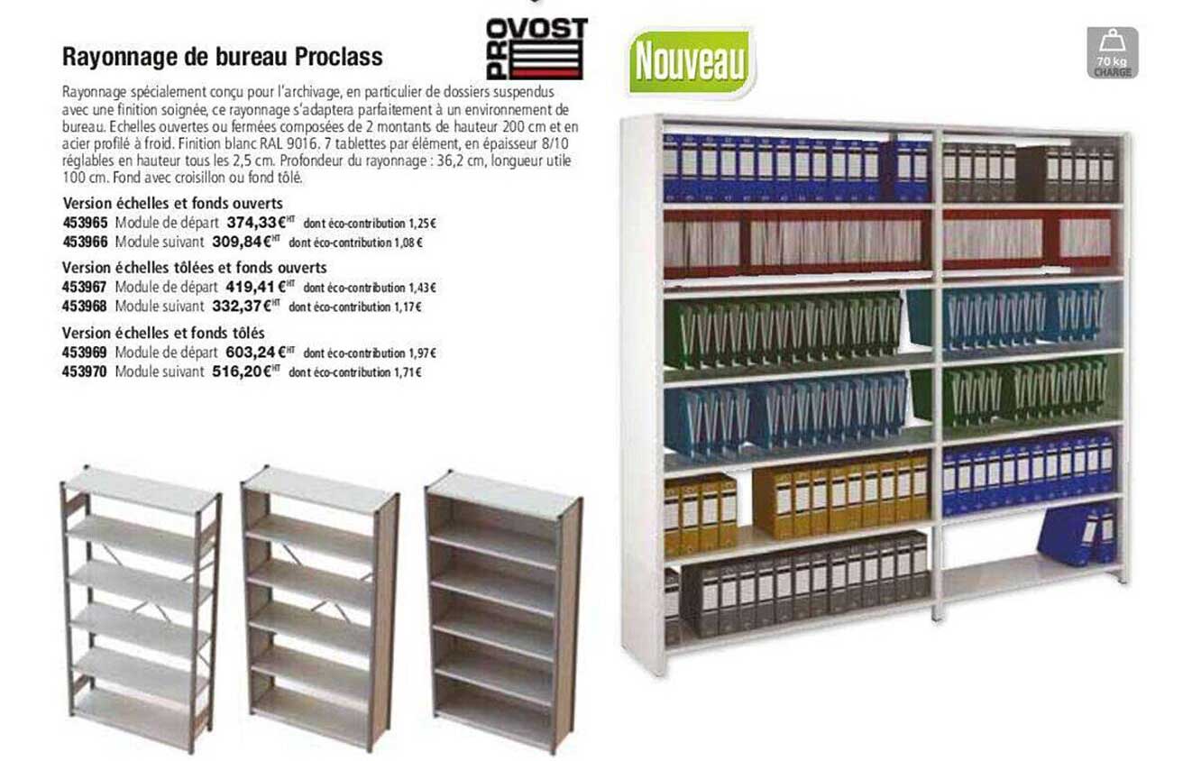 rayonnage de bureau proclass