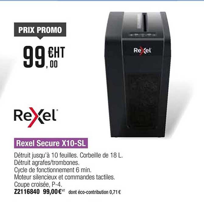 rexel secure x10-sl