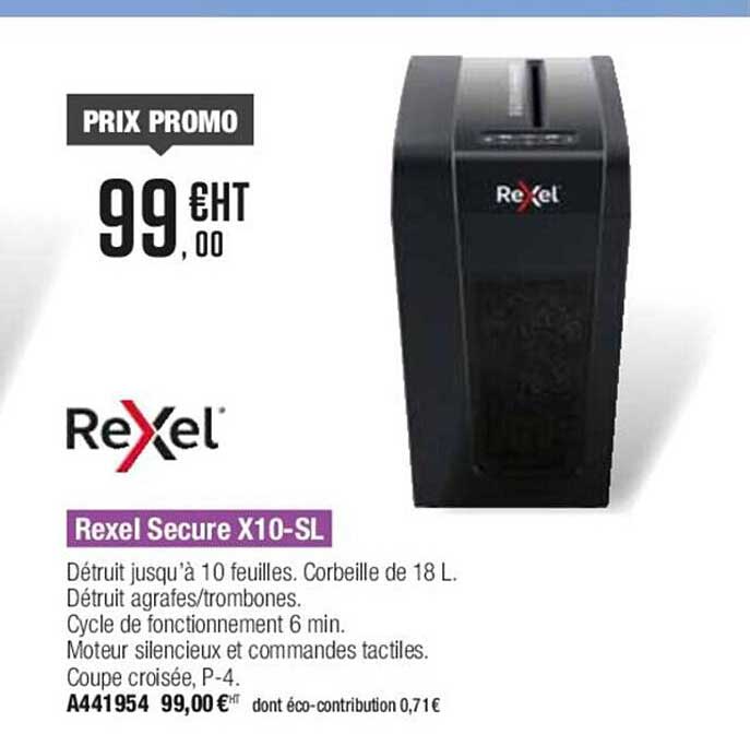 rexel secure x10-sl rexel