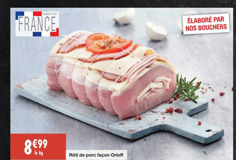 rôti de porc façon orloff