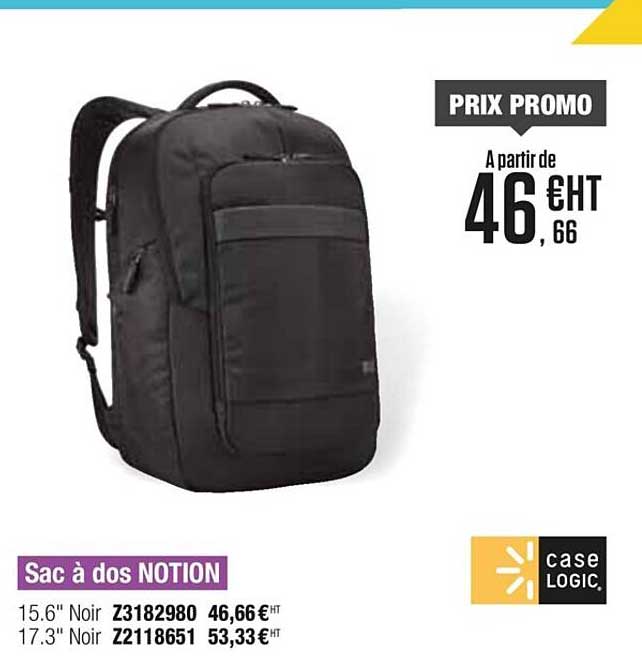 sac à dos notion case logic