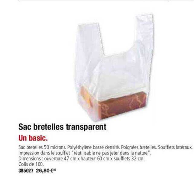 Sac Bretelles Transparent