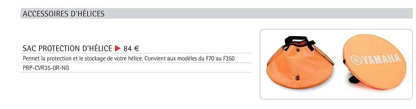 sac protection d'hélice