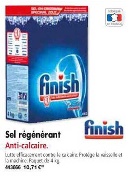 sel régénérant finish
