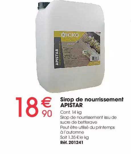 Sirop De Nourrissement Apistar