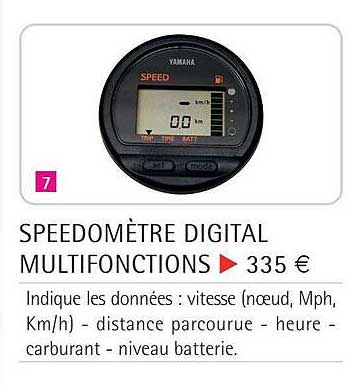 speedomètre digital multifonctions