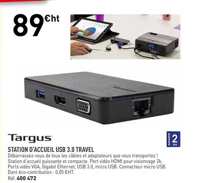 station d'accueil usb 3.0 travel targus
