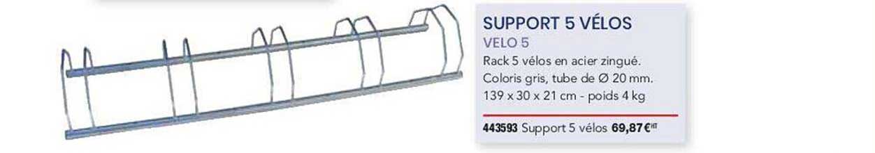 support 5 vélos velo 5