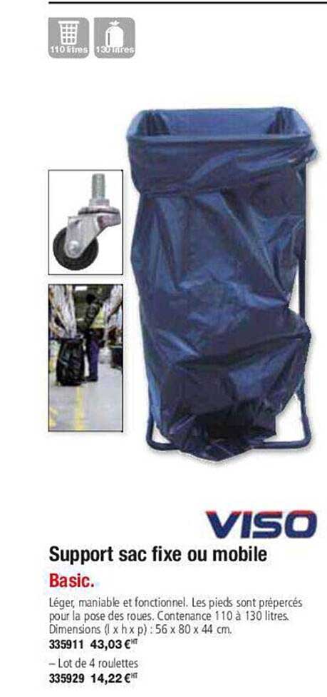 Support Sac Fixe Ou Mobile Viso