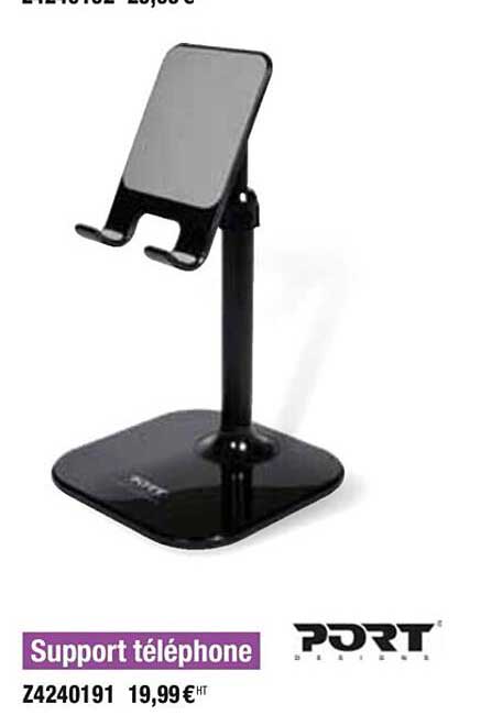 support téléphone port