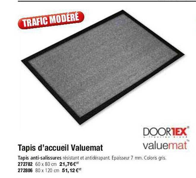 tapis d'accueil valuemat