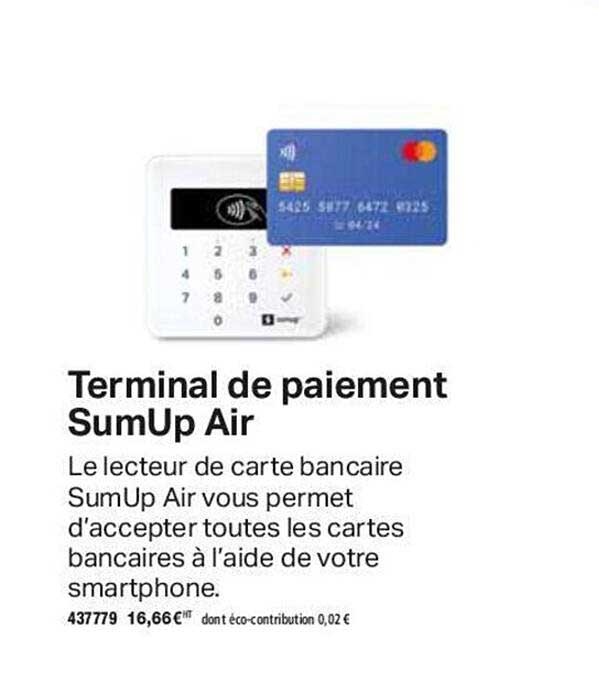 Terminal De Paiement SumUp Air