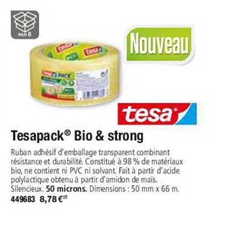 tesapack bio & strong tesa
