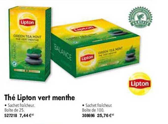 Thé Lipton Vert Menthe