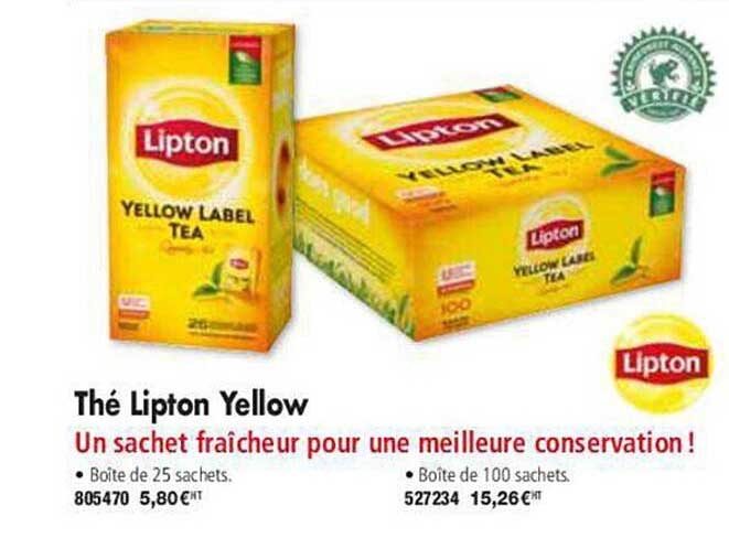 thé lipton yellow