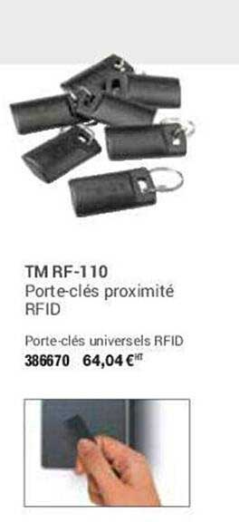 tm rf-110 porte-clés proximité rfid