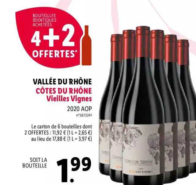 vallée du rhône côtes du rhône vieilles vignes 2020 aop