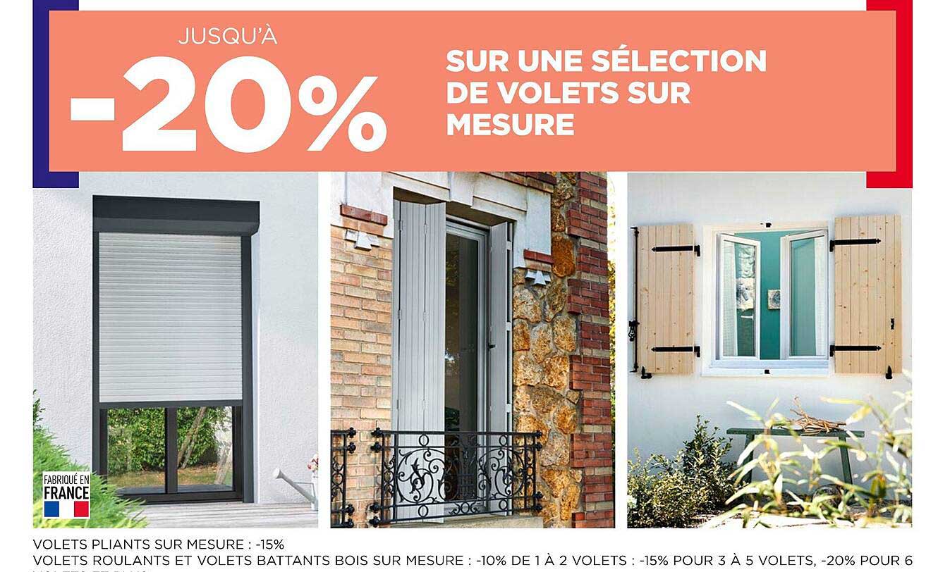 volets sur mesure