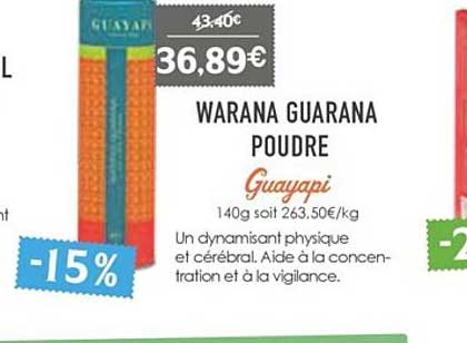 Warana Guarana Poudre Guayapi